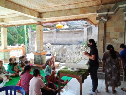 Posyandu Balita Desa Anturan Banjar Dinas Anyar Digelar di Balai Banjar Anyar